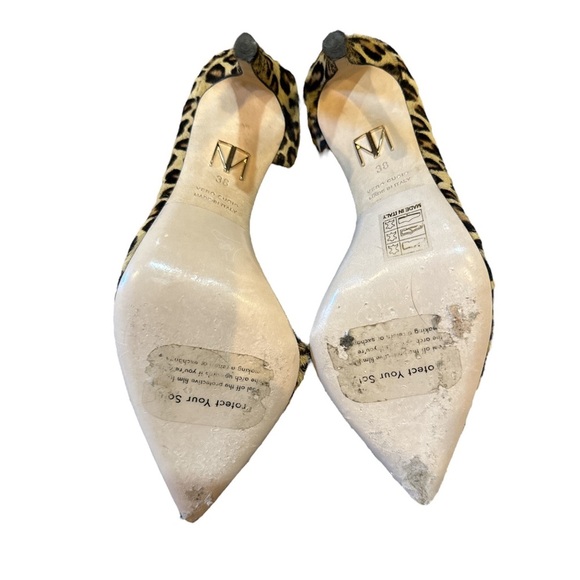 Tamara Mellon Siren 105 Haircalf Leopard Print Pumps - Picture 8 of 8